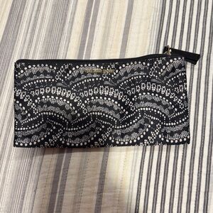 Victoria's Secret Black and WhiteZipper  Pouch